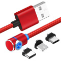 Adaptadores de carregadores rápidos USB Magnetic Cabo de alimentação de dados